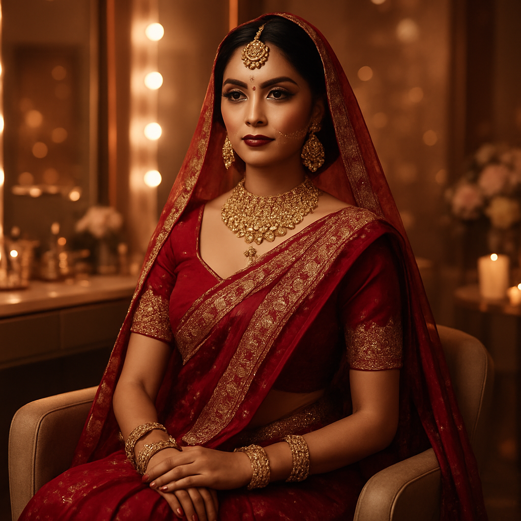 Luxury bridal beauty by Glow & Grace Nepal